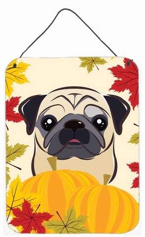 Fawn Pug Thanksgiving Wall or Door Hanging Prints