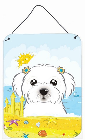 Maltese Summer Beach Wall or Door Hanging Prints