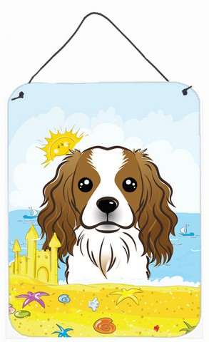 Cavalier Spaniel Summer Beach Wall or Door Hanging Prints