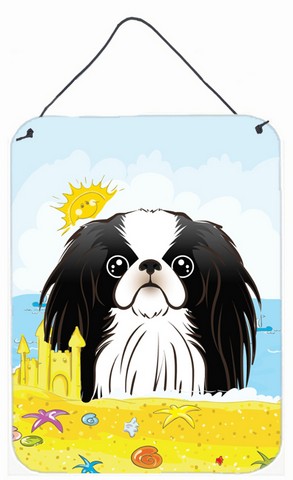 Japanese Chin Summer Beach Wall or Door Hanging Prints