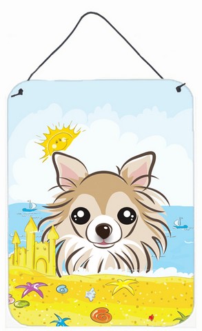 Chihuahua Summer Beach Wall or Door Hanging Prints