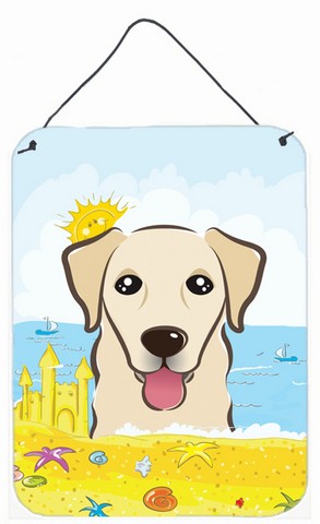 Golden Retriever Summer Beach Wall or Door Hanging Prints