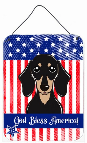 Smooth Black & Tan Dachshund Wall or Door Hanging Prints