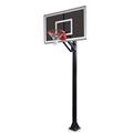 First Team Champ Eclipse-BP Steel-Smoked Glass In Ground Adjustable Basketball System, Columbia Blue First Team Champ Eclipse-BP Steel-Smoked Glass In Ground Adjustable Basketball System, Columbia Blue