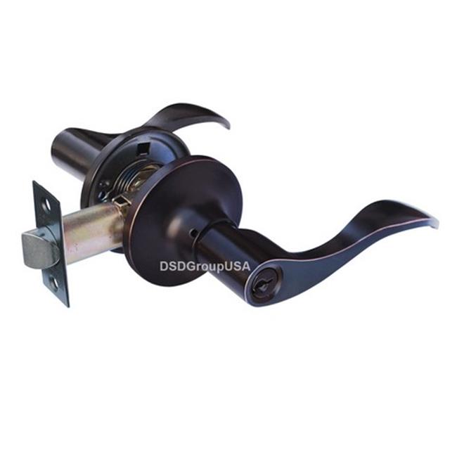 Constructor Prelude Entry Lever Door with Handle Lockset- Oil Rubbed Bronze