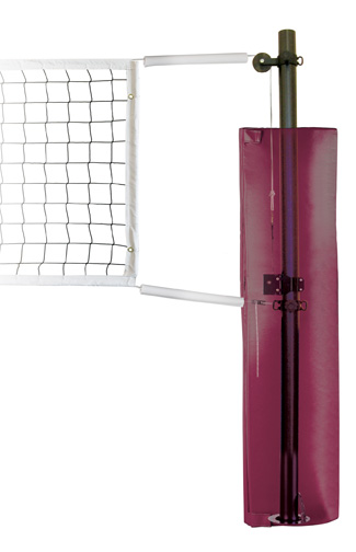 Picture of First Team Stellar Complete Aluminum Recreational Aluminum Volleyball System- Scarlet