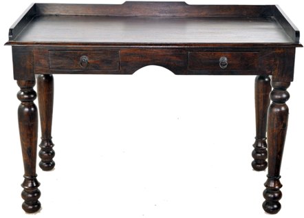 Bliss Colonial Study Writing Desk with 2 Drawer - 31 x 24 x 48 in.