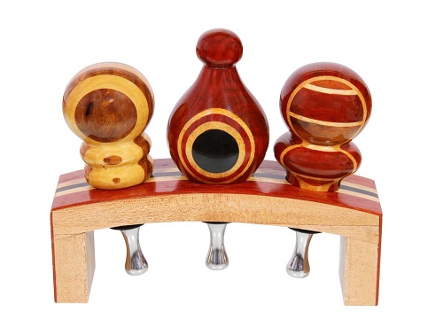 Picture of VinoStrumenti VSSS1 Wine Bottle Stopper Stand for 3 Stoppers