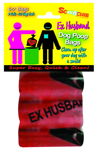 Picture of Schoochie Pet 399 Ex Husband Dog Waste Poop Bags - 3 Pack
