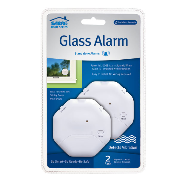 100 dB Window Glass Alarm- Pack of 2