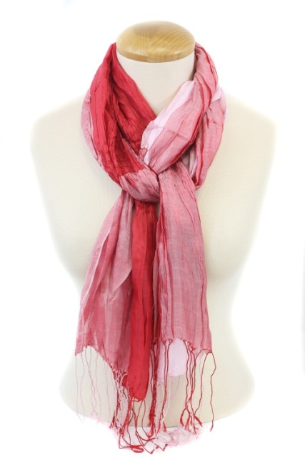 Picture of Memories MSF291-4-01 Silk Scarf- Red