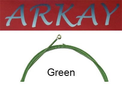Picture of Arkay Discount RK45-125G Standard 45-125 Gauge Bass Guitar Strings&#44; Green
