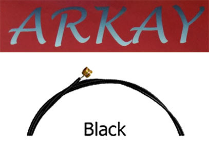 Picture of Arkay Discount RK.E9BLK Standard Electric 9 Gauge Guitar Strings&#44; Black