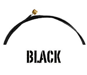 Premium Electric 12 XH Gauge Guitar Strings Light Black