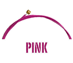 Standard 45 M Gauge Bass Guitar Strings Pink