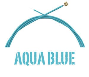 Premium Electric 1252 Gauge Guitar Strings Light Aqua