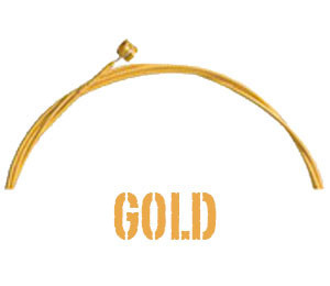 Premium Acoustic 12 Gauge Guitar Strings Light Gold