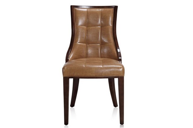 5th Ave Dining Chairs, Saddle - Set of 2