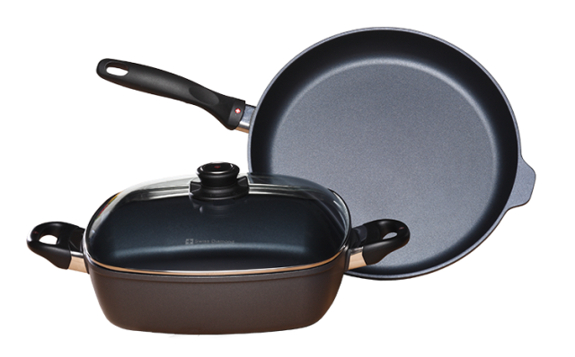 Picture of Swiss Diamond 328i 3 Piece Set Induction Fry Pan & Square Casserole