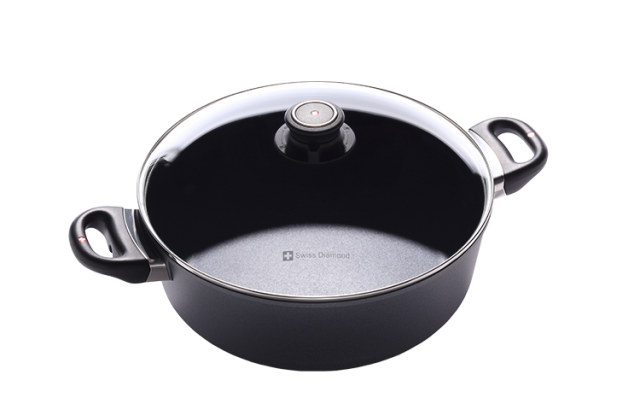 Picture of Swiss Diamond 6928ic 11 in.Induction Nonstick Braiser - 5.3 qt.