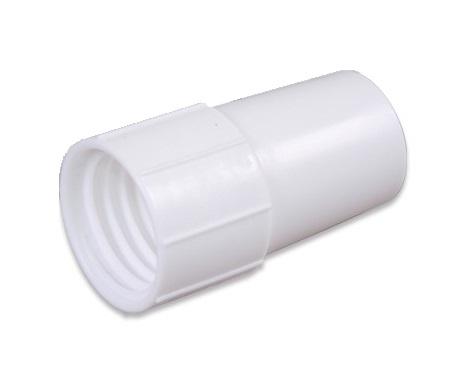 Cuff for Swimming Pool or Spa Vacuum Hose- White - 1.25 in.