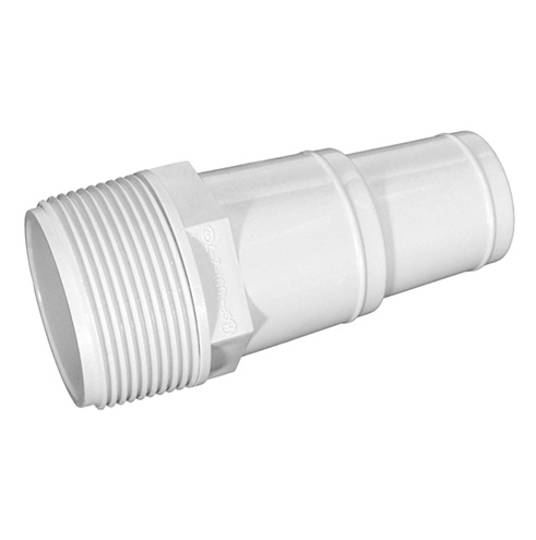 Swimming Pool or Spa Threaded Hose Adaptor- White - 4 in.