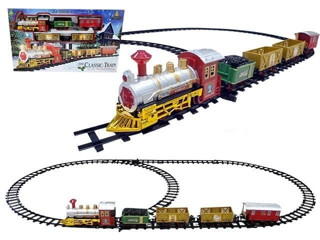 16-Piece Battery Operated Lighted & Animated Christmas Express Train Set -  NorthLight, 31758647