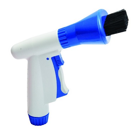Swimming Pool Filter Cleaning Spray Brush Head, Blue & White - 8 in.