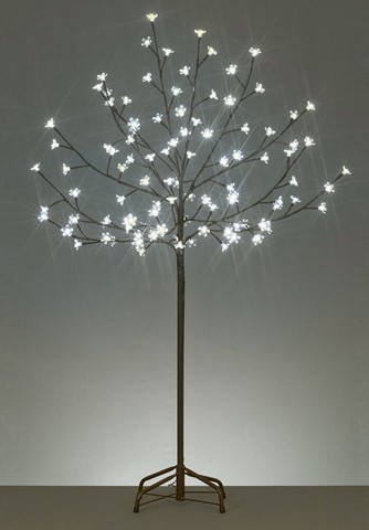 6 ft. LED Lighted Cherry Blossom Flower Tree- Warm White Lights
