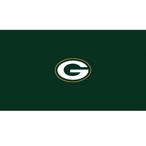 Picture of Imperial 52-1001 NFL Green Bay Packers Pool Felt 8 ft. Billiard Cloth