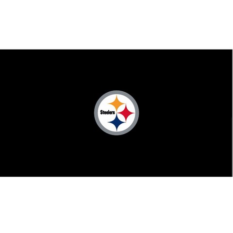 Picture of Imperial 52-1004 NFL Pittsburgh Steelers Pool Felt 8 ft. Billiard Cloth
