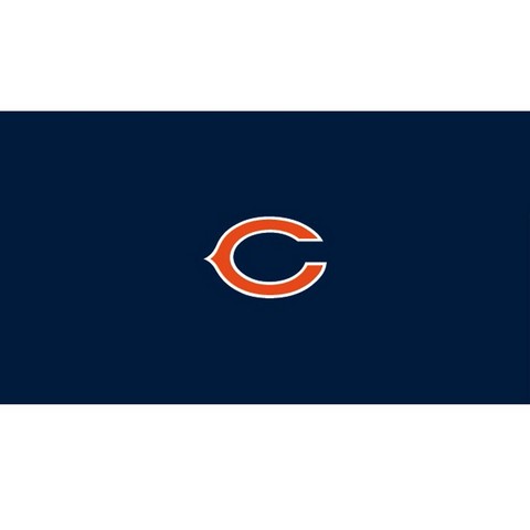 Picture of Imperial 52-1019 NFL Chicago Bears Pool Felt 8 ft. Billiard Cloth