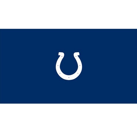 Picture of Imperial 52-1022 NFL Indianapolis Colts Pool Felt 8 ft. Billiard Cloth