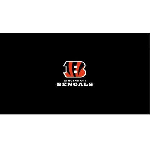 Picture of Imperial 52-1023 NFL Cincinnati Bengels Pool Felt 8 ft. Billiard Cloth