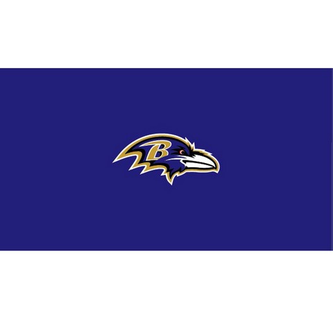 Picture of Imperial 52-1025 NFL Baltimore Ravens Pool Felt 8 ft. Billiard Cloth