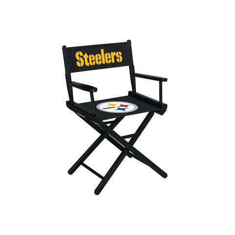 Picture of Imperial 101-1004 NFL Pittsburgh Steelers Table Height Directors Chair
