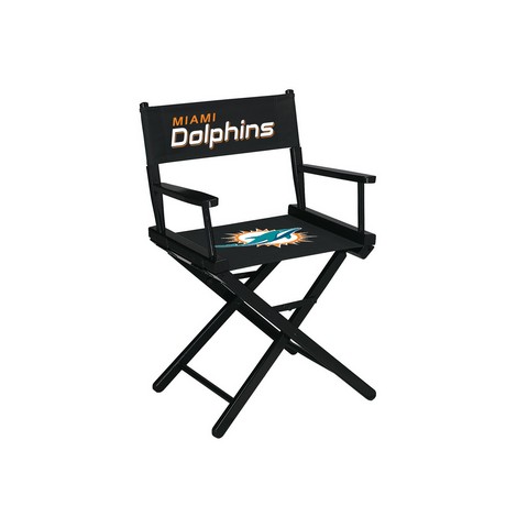 Picture of Imperial 101-1008 NFL Miami Dolphins Table Height Directors Chair