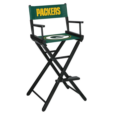Picture of Imperial 100-1001 NFL Green Bay Packers Bar Height Directors Chair
