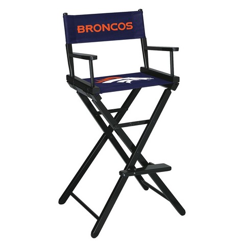 Picture of Imperial 100-1003 NFL Denver Broncos Bar Height Directors Chair