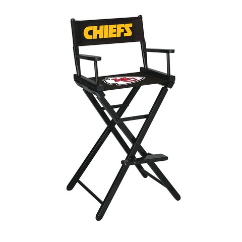 Picture of Imperial 100-1006 NFL Kansas City Chiefs Bar Height Directors Chair