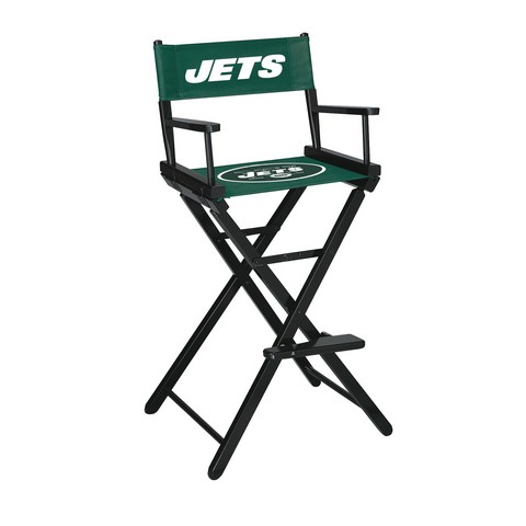 Picture of Imperial 100-1012 NFL New York Jets Bar Height Directors Chair