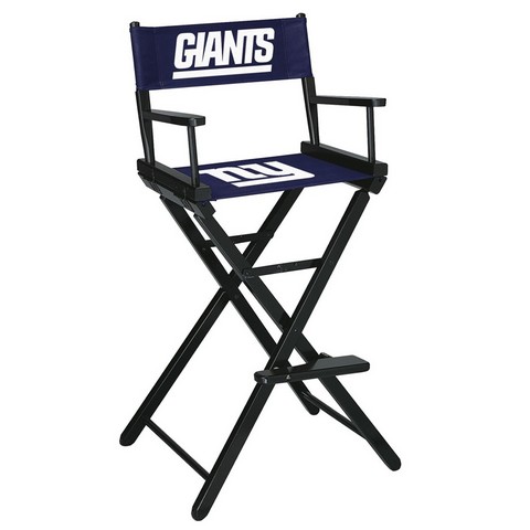 Picture of Imperial 100-1013 NFL New York Giants Bar Height Directors Chair