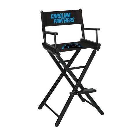 Picture of Imperial 100-1017 NFL Carolina Panthers Bar Height Directors Chair