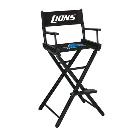 Picture of Imperial 100-1018 NFL Detroit Lions Bar Height Directors Chair