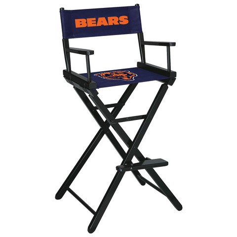 Picture of Imperial 100-1019 NFL Chicago Bears Bar Height Directors Chair