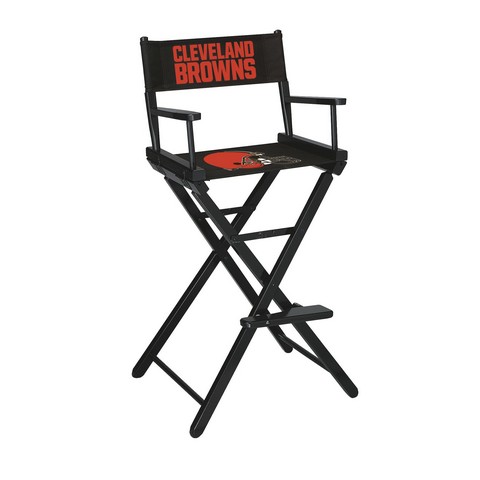 Picture of Imperial 100-1020 NFL Cleveland Browns Bar Height Directors Chair