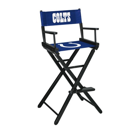 Picture of Imperial 100-1022 NFL Indianapolis Colts Bar Height Directors Chair