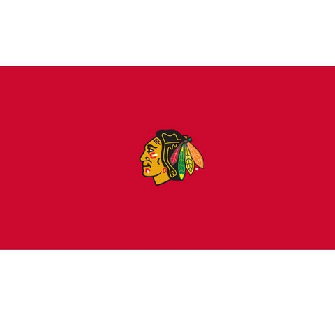 Picture of Imperial 52-5002 NHL Chicago Blackhawks Pool Felt 8 ft. Billiard Cloth
