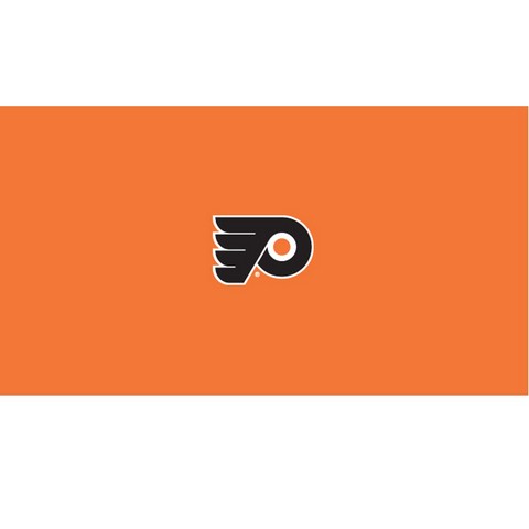 Picture of Imperial 52-5004 NHL Philadelphia Flyers Pool Felt 8 ft. Billiard Cloth