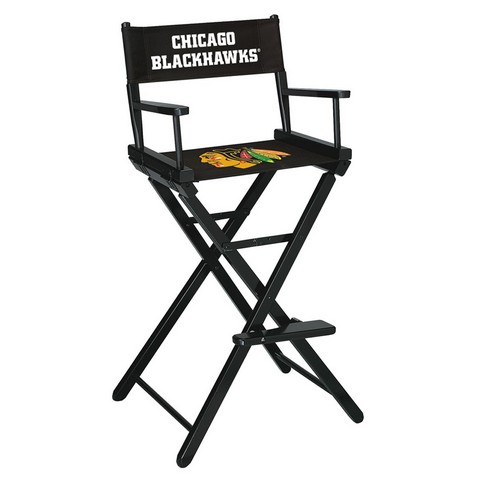 Picture of Imperial 400-4102 NHL Chicago Blackhawks Bar Height Directors Chair
